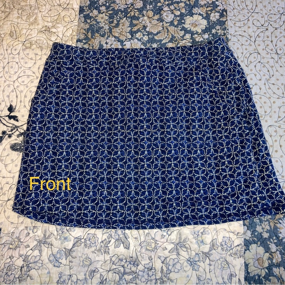 Talbots Hello Saturday Pull On Skirt/Skort Front Pockets LP